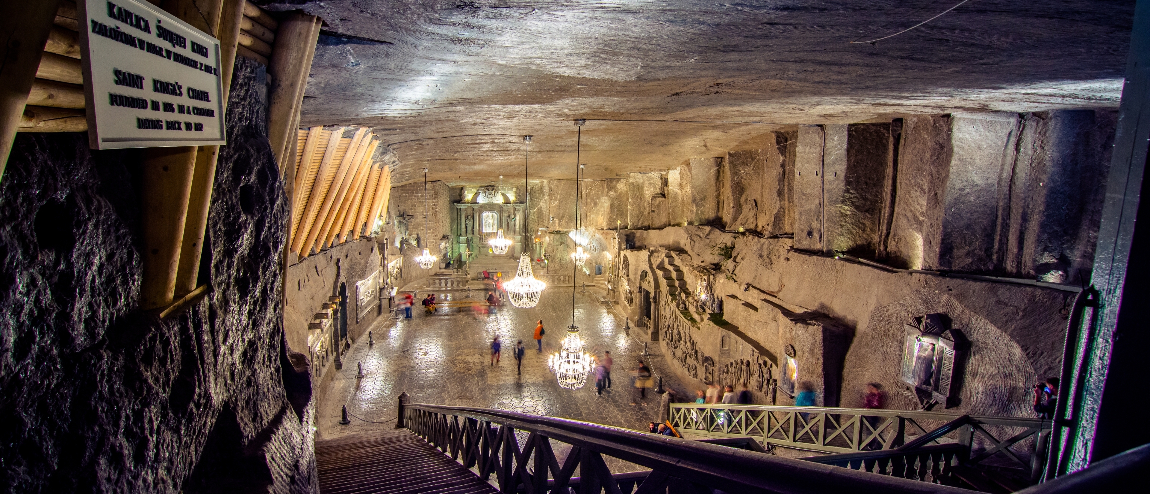Kopalnia soli Wieliczka koło Krakowa
